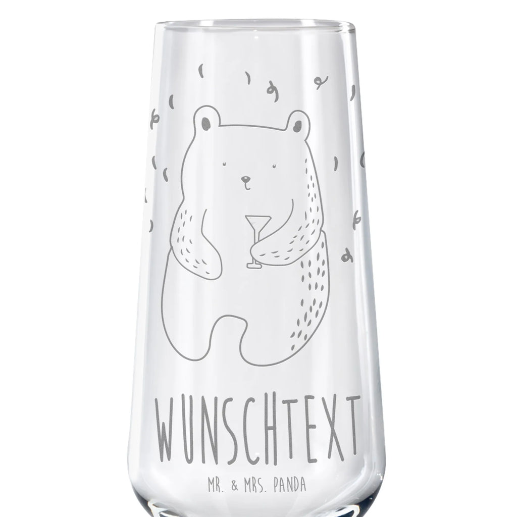 Personalisiertes Sektglas Bär Party Sektglas, Sektglas mit Gravur, Spülmaschinenfeste Sektgläser, Bär, Teddy, Teddybär, Geburtstag, Geburtstagsgeschenk, Geschenk, Party, Feiern, Abfeiern, Mitbringsel, Gute Laune, Lustig