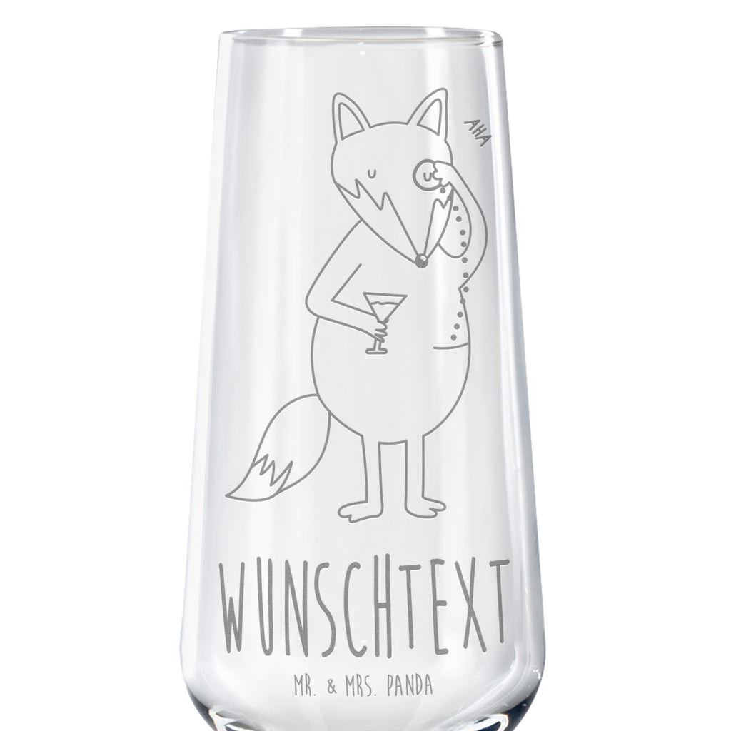 Personalisiertes Sektglas Fuchs Lord Sektglas, Sektglas mit Gravur, Spülmaschinenfeste Sektgläser, Fuchs, Füchse, tröstende Worte, Spruch lustig, Liebeskummer Geschenk, Motivation Spruch, Problemlösung