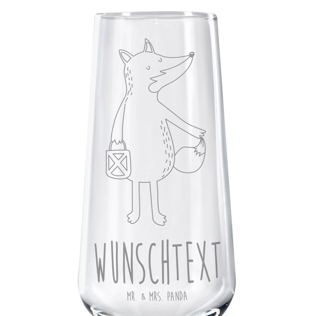 Personalisiertes Sektglas Fuchs Laterne Sektglas, Sektglas mit Gravur, Spülmaschinenfeste Sektgläser, Fuchs, Füchse, Spruch trösten, Liebeskummer Spruch, Laterne, Sankt Martin, Laternenumzug, Aufmuntern, Cäsar Otto Hugo Flaischlen