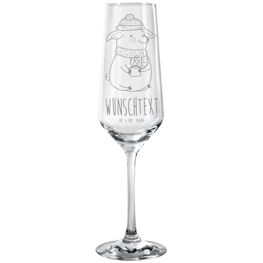 Personalisiertes Sektglas Lallelndes Glühschwein Sektglas, Sektglas mit Gravur, Spülmaschinenfeste Sektgläser, Winter, Weihnachten, Weihnachtsdeko, Nikolaus, Advent, Heiligabend, Wintermotiv, Glühwein, Betrunken, Weihnachtsmarkt, Spruch