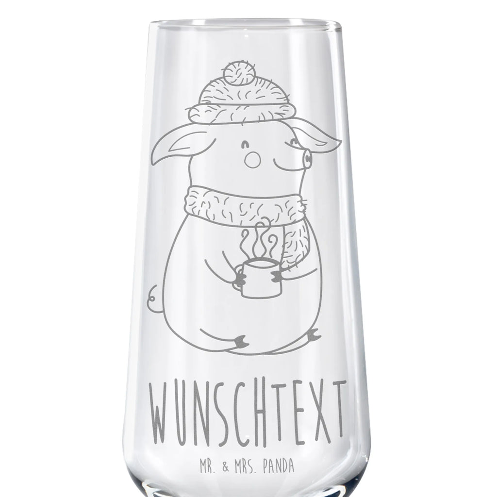 Personalisiertes Sektglas Lallelndes Glühschwein Sektglas, Sektglas mit Gravur, Spülmaschinenfeste Sektgläser, Winter, Weihnachten, Weihnachtsdeko, Nikolaus, Advent, Heiligabend, Wintermotiv, Glühwein, Betrunken, Weihnachtsmarkt, Spruch