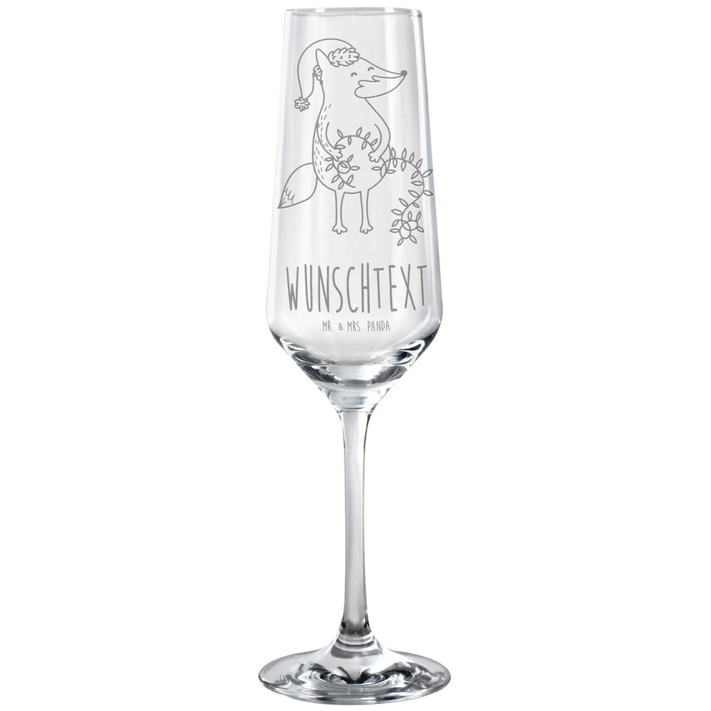 Personalisiertes Sektglas Fuchs Weihnachten Sektglas, Sektglas mit Gravur, Spülmaschinenfeste Sektgläser, Winter, Weihnachten, Weihnachtsdeko, Nikolaus, Advent, Heiligabend, Wintermotiv, Fuchs, Füchse, Spruch schön, Geschenk Weihnachten, Weihnachtsmann, Weihnachtszeit