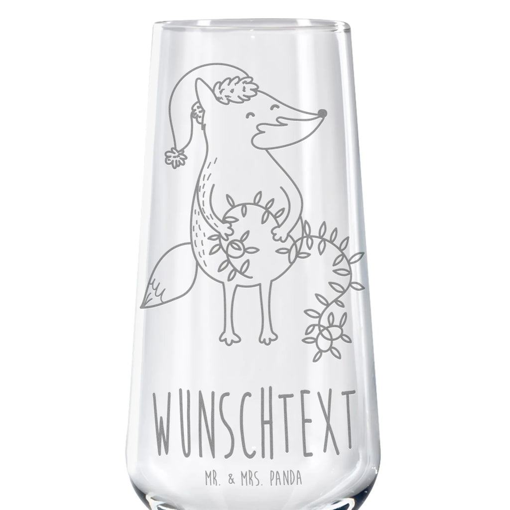 Personalisiertes Sektglas Fuchs Weihnachten Sektglas, Sektglas mit Gravur, Spülmaschinenfeste Sektgläser, Winter, Weihnachten, Weihnachtsdeko, Nikolaus, Advent, Heiligabend, Wintermotiv, Fuchs, Füchse, Spruch schön, Geschenk Weihnachten, Weihnachtsmann, Weihnachtszeit