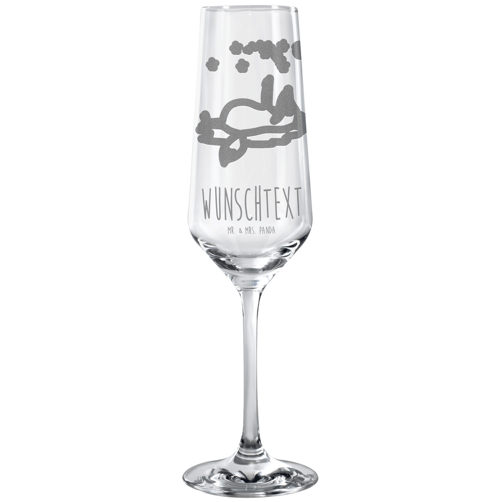 Personalisiertes Sektglas Fuchs Sterne Sektglas, Sektglas mit Gravur, Spülmaschinenfeste Sektgläser, Fuchs, Füchse, tröstende Worte, Spruch positiv, Spruch schön, Romantik, Always Look on the Bright Side of Life