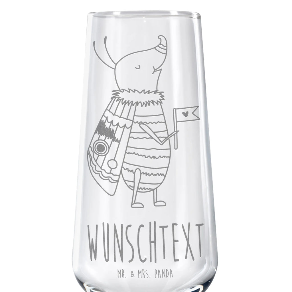 Personalisiertes Sektglas Nachtfalter mit Fähnchen Sektglas, Sektglas mit Gravur, Spülmaschinenfeste Sektgläser, Tiermotive, Gute Laune, lustige Sprüche, Tiere, Nachtfalter, Käfer, Spruch lustig, Spruch witzig, süß, niedlich, Küche Deko, Was kostet die Welt