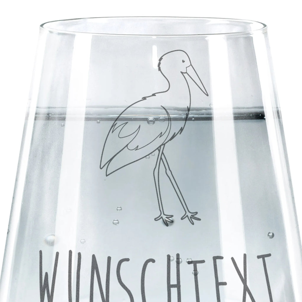 Personalisiertes Trinkglas Storch Trinkglas, Trinkglas mit Gravur, Wasserglas, Spülmaschinenfeste Trinkglser, Tiermotive, Gute Laune, lustige Sprüche, Tiere, Storch, Störche, Schwangerschaft, Geburt, Mutter, Mütter, Mutter werden, Schwanger, Babybauch, Baby