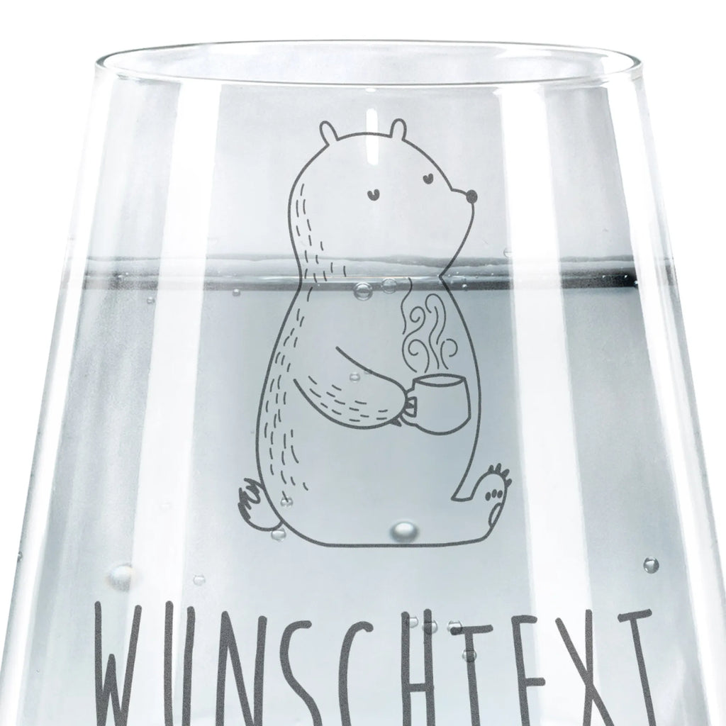 Personalisiertes Trinkglas Bär Kaffee Trinkglas, Trinkglas mit Gravur, Wasserglas, Spülmaschinenfeste Trinkglser, Bär, Teddy, Teddybär, Kaffee, Coffee, Bären, guten Morgen, Morgenroutine, Welt erobern, Welt retten, Motivation