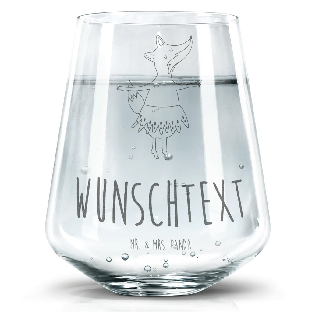 Personalisiertes Trinkglas Fuchs Ballerina Trinkglas, Trinkglas mit Gravur, Wasserglas, Spülmaschinenfeste Trinkglser, Fuchs, Fuchs Spruch, Füchse, Füchsin, Ballerina, Ballett, Tänzerin, Tanzen, Party, Einladung, Geburtstag