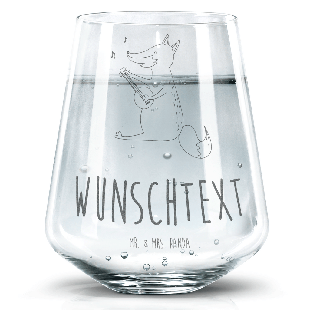 Personalisiertes Trinkglas Fuchs Gitarre Trinkglas, Trinkglas mit Gravur, Wasserglas, Spülmaschinenfeste Trinkglser, Fuchs, Füchse, Geschenk Musiker, Musik Spruch, Musikerin, Sänger, Sängerin, Gitarre