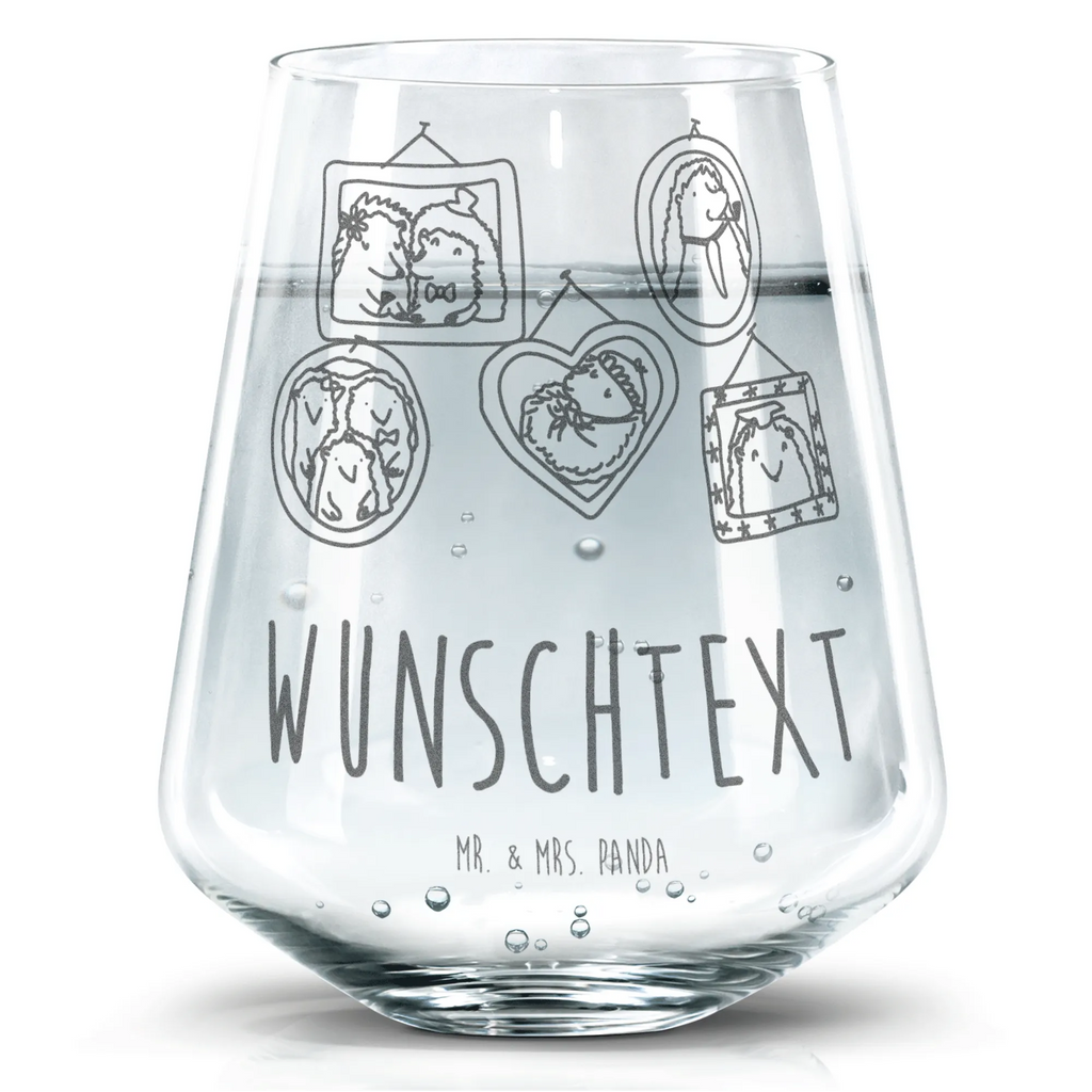 Personalisiertes Trinkglas Igel Familie Trinkglas, Trinkglas mit Gravur, Wasserglas, Spülmaschinenfeste Trinkglser, Familie, Vatertag, Muttertag, Bruder, Schwester, Mama, Papa, Oma, Opa, Liebe, Igel, Bilder, Zusammenhalt, Glück