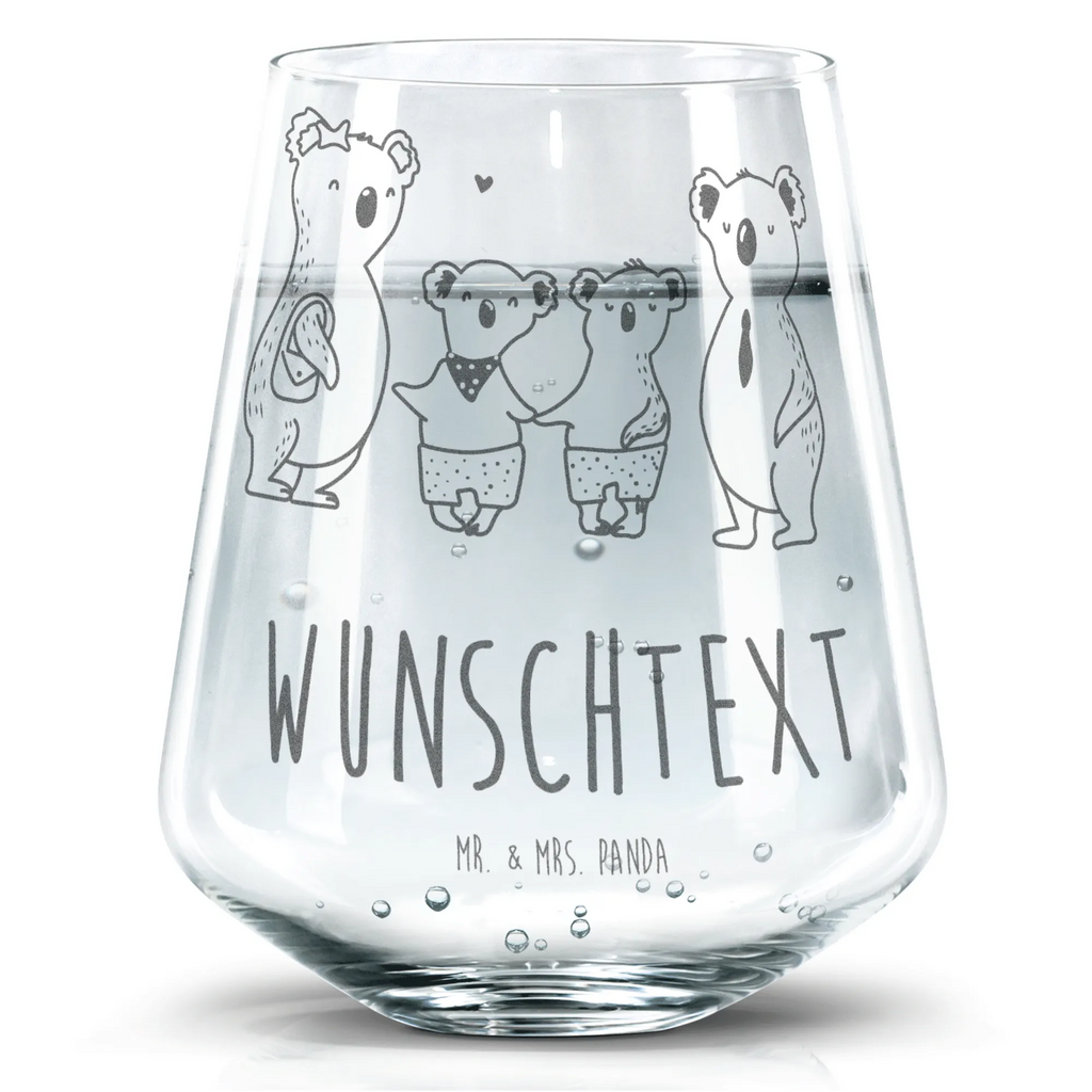 Personalisiertes Trinkglas Koala Familie zwei Trinkglas, Trinkglas mit Gravur, Wasserglas, Spülmaschinenfeste Trinkglser, Familie, Vatertag, Muttertag, Bruder, Schwester, Mama, Papa, Oma, Opa, Koala, Koalabär, beste Familie, Familienzeit, Familienleben, Koalafamilie, Lieblingsfamilie