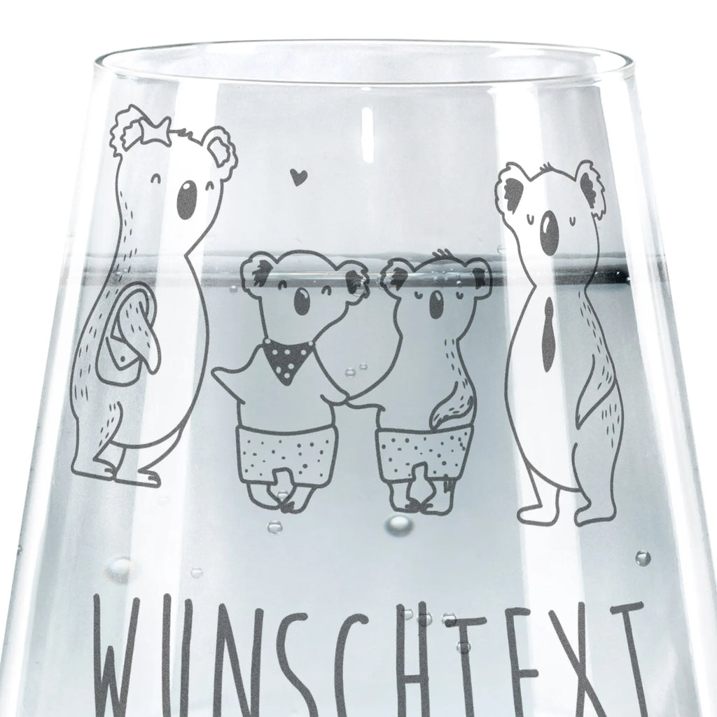 Personalisiertes Trinkglas Koala Familie zwei Trinkglas, Trinkglas mit Gravur, Wasserglas, Spülmaschinenfeste Trinkglser, Familie, Vatertag, Muttertag, Bruder, Schwester, Mama, Papa, Oma, Opa, Koala, Koalabär, beste Familie, Familienzeit, Familienleben, Koalafamilie, Lieblingsfamilie