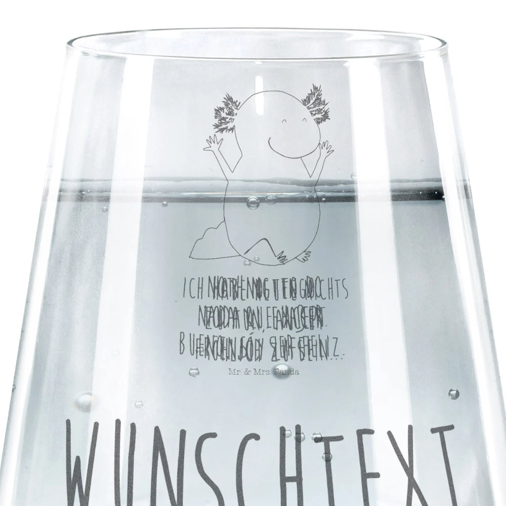 Personalisiertes Trinkglas Axolotl Hurra Trinkglas, Trinkglas mit Gravur, Wasserglas, Spülmaschinenfeste Trinkglser, Axolotl, Molch, Axolot, Schwanzlurch, Lurch, Lurche, fröhlich, Spaß, Freude, Motivation, Zufriedenheit