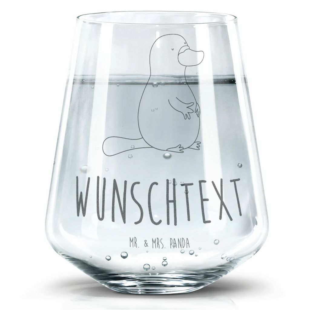 Personalisiertes Trinkglas Schnabeltier Mut Trinkglas, Trinkglas mit Gravur, Wasserglas, Spülmaschinenfeste Trinkglser, Meerestiere, Meer, Urlaub, Schnabeltier, Mut, mutig, Lebensweisheit, Schnabeltiere, Motivation, Training, Büro, Arbeit, Neuanfang, Neustart, Weltreise, Raodtrip