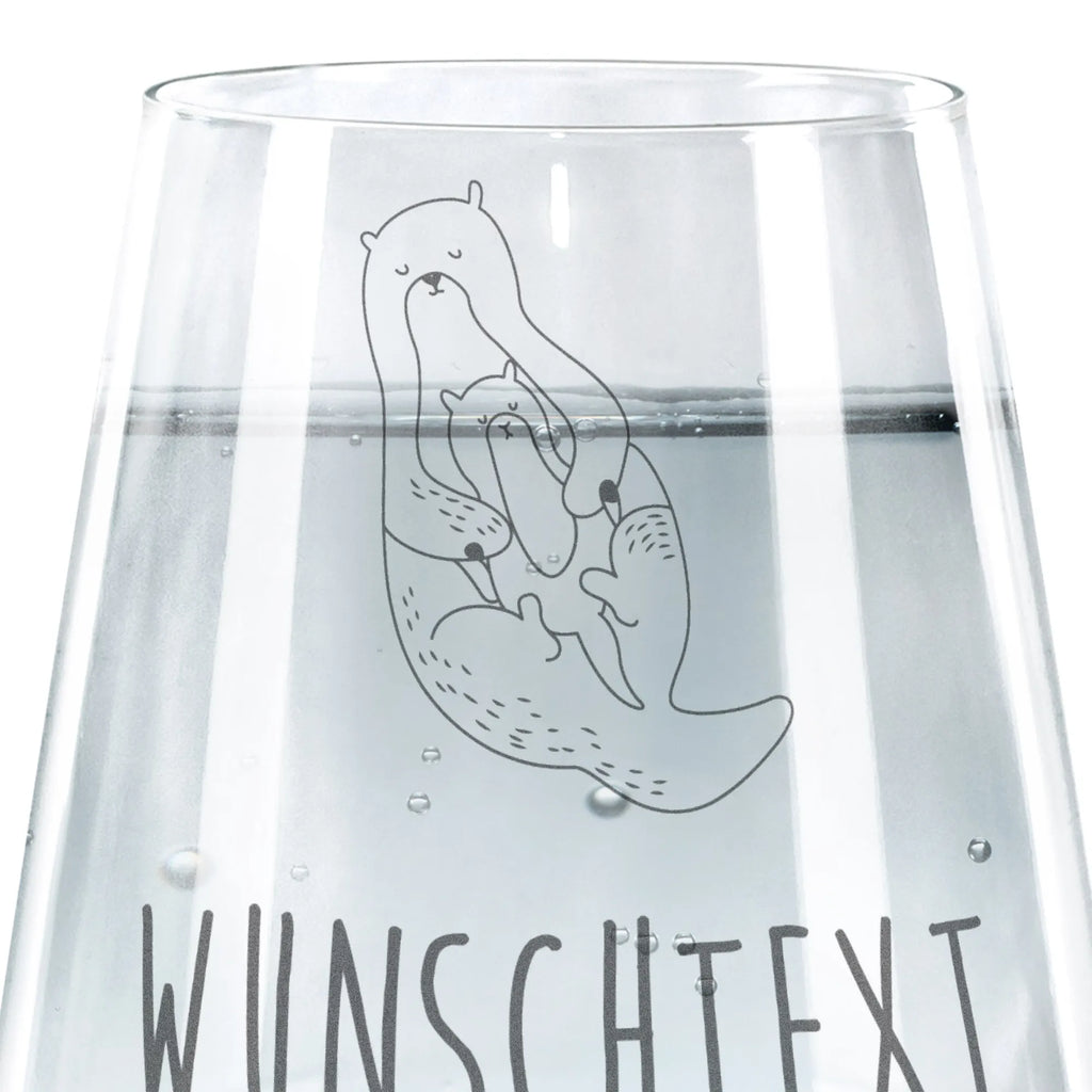 Personalisiertes Trinkglas Otter Kind Trinkglas, Trinkglas mit Gravur, Wasserglas, Spülmaschinenfeste Trinkglser, Otter, Fischotter, Seeotter, Otter Seeotter See Otter