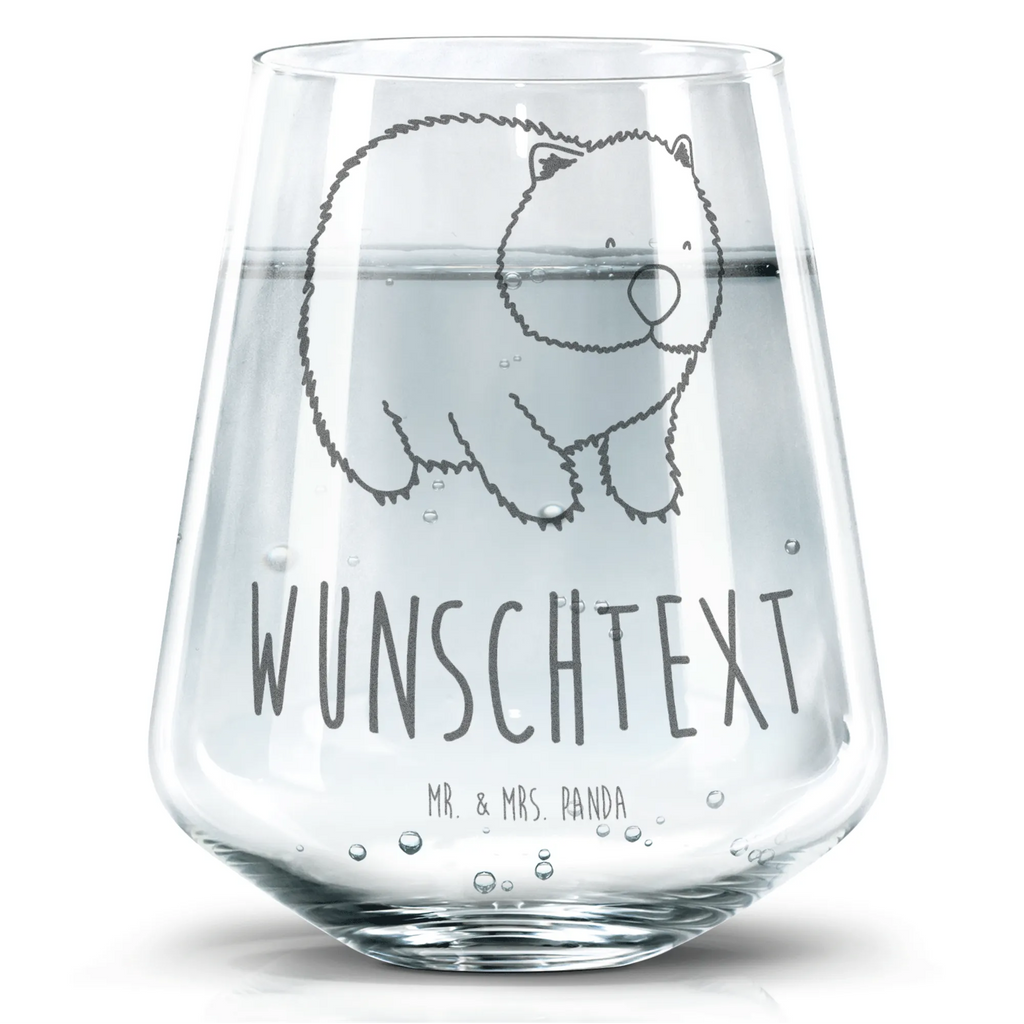 Personalisiertes Trinkglas Wombat Trinkglas, Trinkglas mit Gravur, Wasserglas, Spülmaschinenfeste Trinkglser, Tiermotive, Gute Laune, lustige Sprüche, Tiere, Wombat, Das Leben ist schön, Motivation, Spruch, Australien