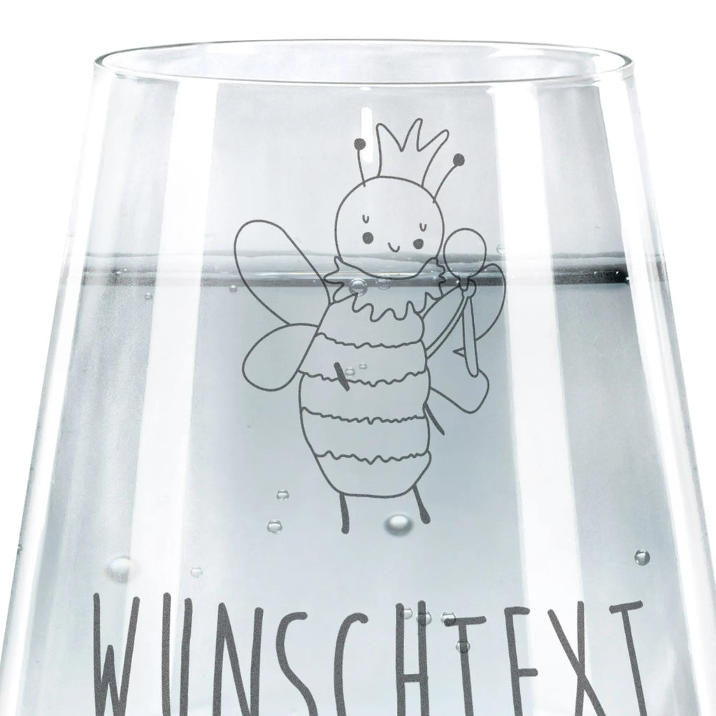 Personalisiertes Trinkglas Biene König Trinkglas, Trinkglas mit Gravur, Wasserglas, Spülmaschinenfeste Trinkglser, Biene, Wespe, Hummel