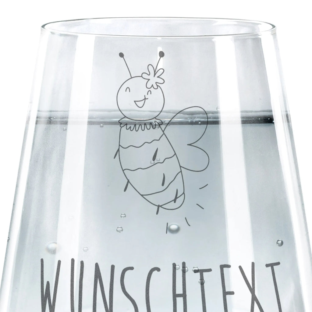 Personalisiertes Trinkglas Biene Blume Trinkglas, Trinkglas mit Gravur, Wasserglas, Spülmaschinenfeste Trinkglser, Biene, Wespe, Hummel