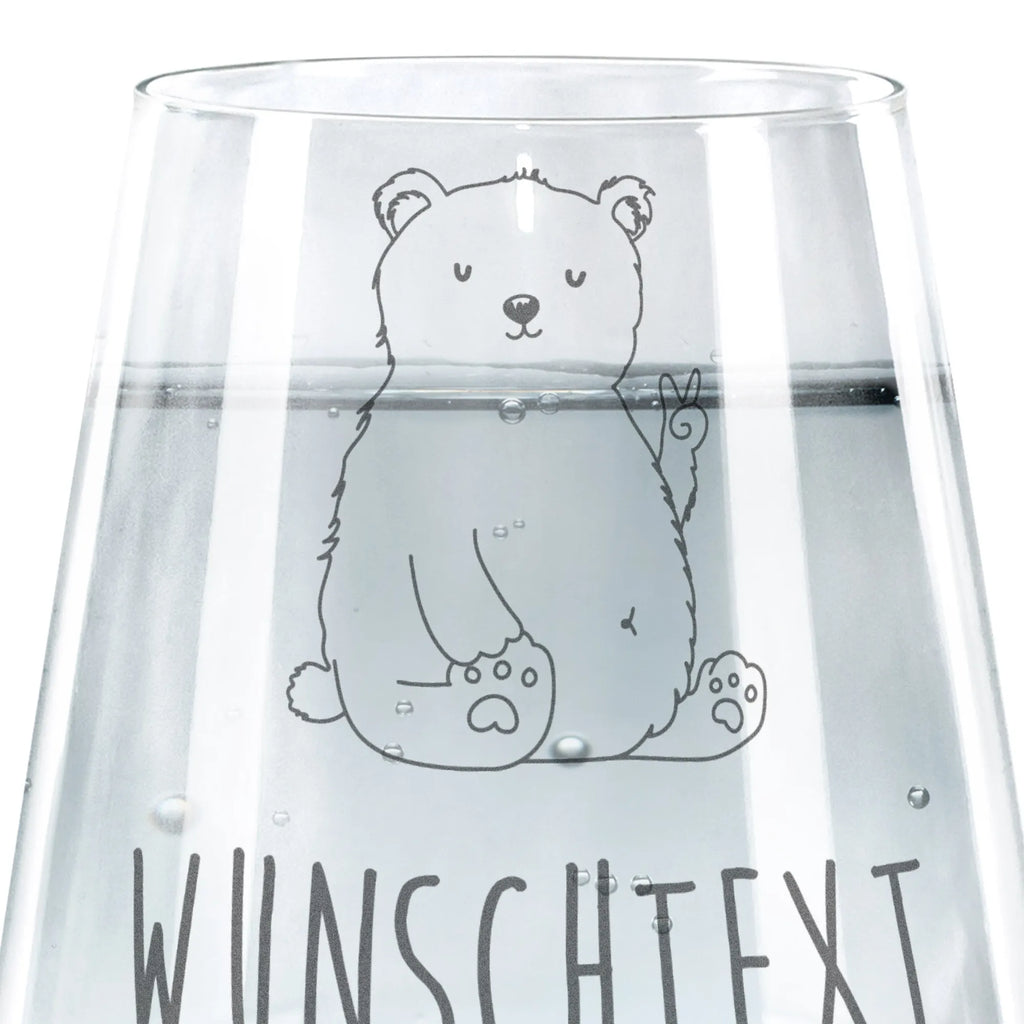 Personalisiertes Trinkglas Eisbär Faul Trinkglas, Trinkglas mit Gravur, Wasserglas, Spülmaschinenfeste Trinkglser, Bär, Teddy, Teddybär, Eisbär, Nordpol, Faul, Entspannen, Relaxen, Büro, Arbeit, Bürojob, Arbeitsplatz, Homeoffice