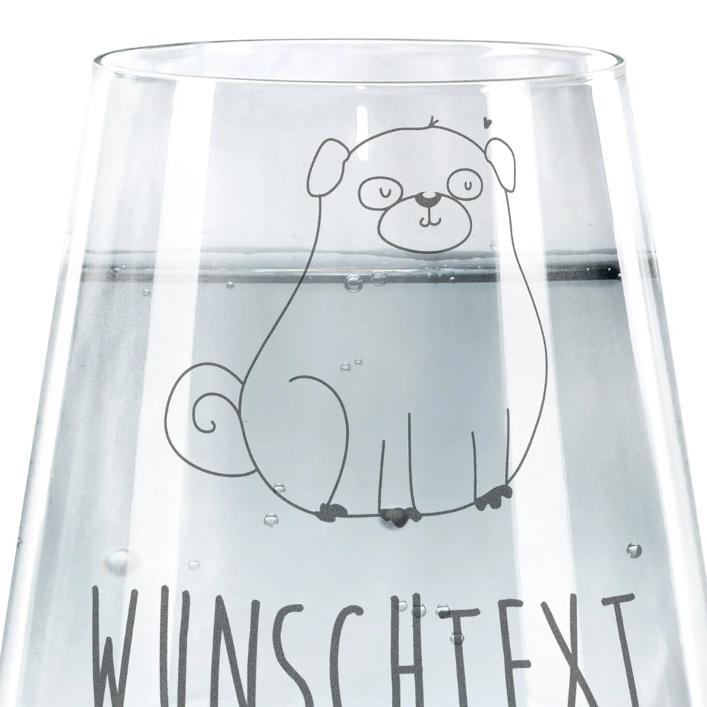 Personalisiertes Trinkglas Mops Trinkglas, Trinkglas mit Gravur, Wasserglas, Spülmaschinenfeste Trinkglser, Hund, Hundemotiv, Haustier, Hunderasse, Tierliebhaber, Hundebesitzer, Sprüche, Mops, Liebe, Hundeliebe