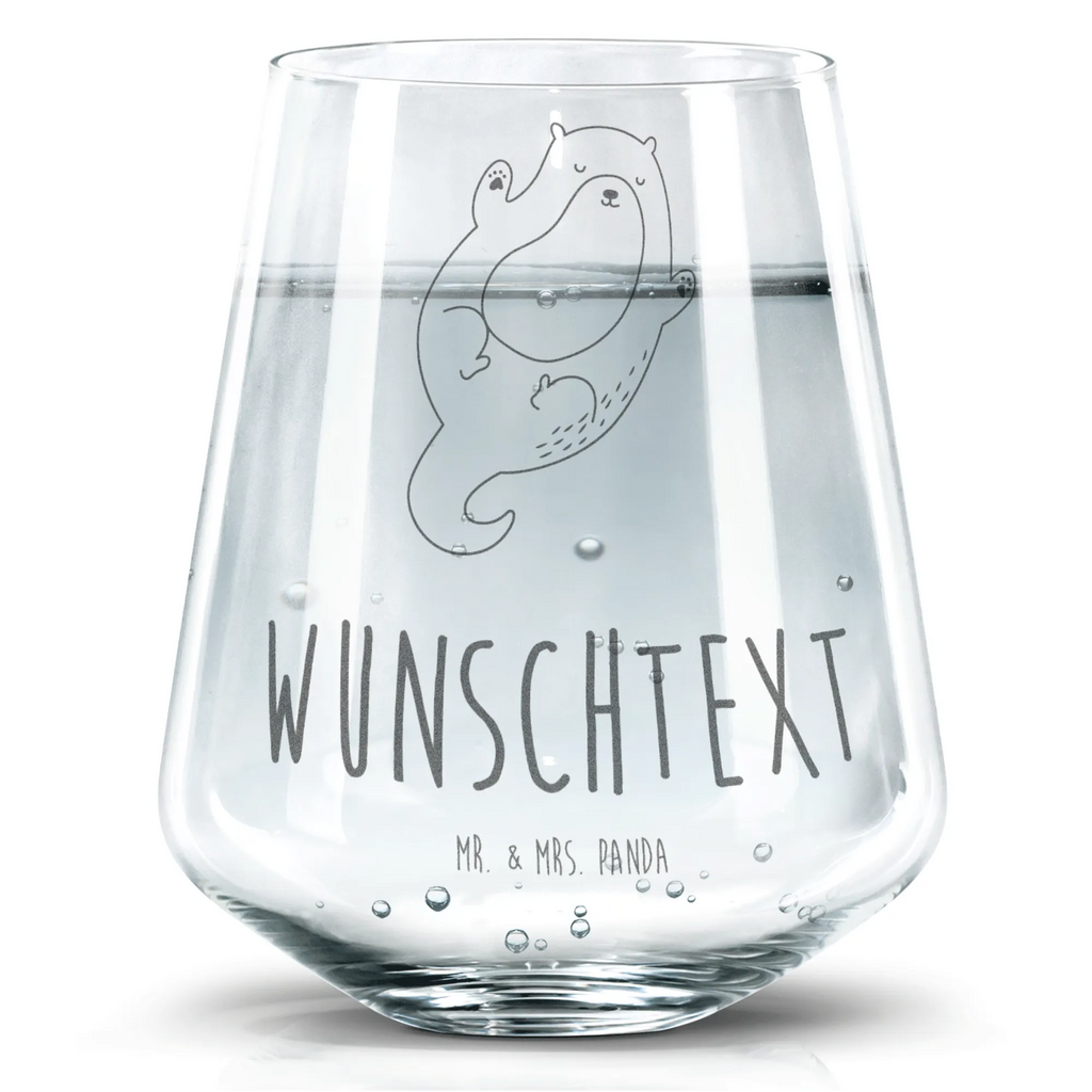 Personalisiertes Trinkglas Otter Umarmen Trinkglas, Trinkglas mit Gravur, Wasserglas, Spülmaschinenfeste Trinkglser, Otter, Fischotter, Seeotter, Otter Seeotter See Otter