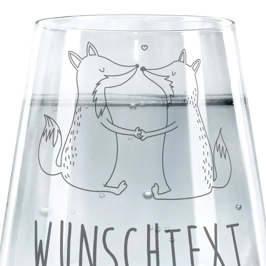 Personalisiertes Trinkglas Füchse Liebe Trinkglas, Trinkglas mit Gravur, Wasserglas, Spülmaschinenfeste Trinkglser, Fuchs, Füchse, Fox, Liebe, Liebespaar, Paar, Partner, Freundin, Freund, Ehe, Verlobte, Ehemann, Ehefrau, Liebesbeweis