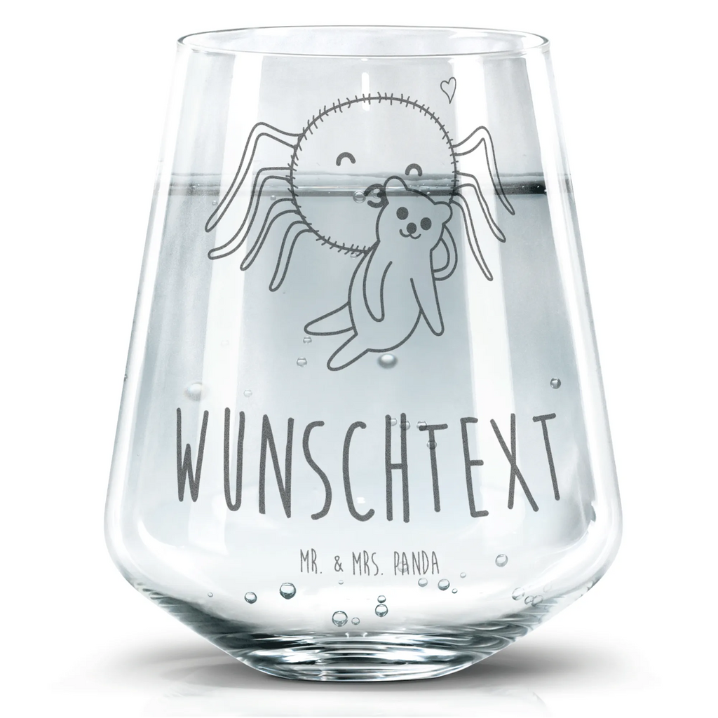 Personalisiertes Trinkglas Spinne Agathe Teddy Trinkglas, Trinkglas mit Gravur, Wasserglas, Spülmaschinenfeste Trinkglser, Spinne Agathe, Spinne, Agathe, Videos, Merchandise, Freundschaft, Liebesgeschenk, Verliebt, Liebesbeweis, Teddy, Treue, Miteinander, Dankeschön