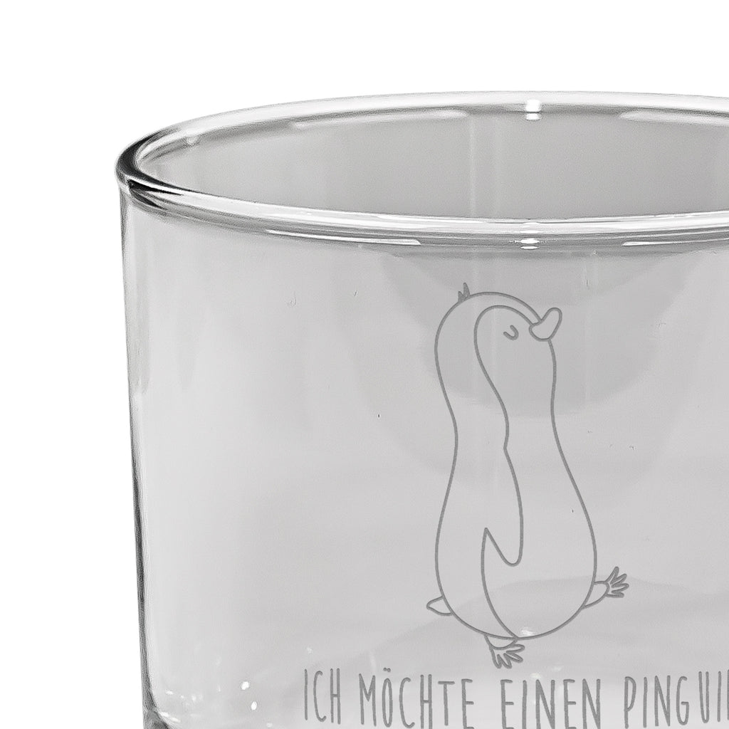 Whiskey Glas Pinguin marschierend Whiskeylgas, Whiskey Glas, Whiskey Glas mit Gravur, Whiskeyglas mit Spruch, Whiskey Glas mit Sprüchen, Pinguin, Pinguine, Frühaufsteher, Langschläfer, Bruder, Schwester, Familie