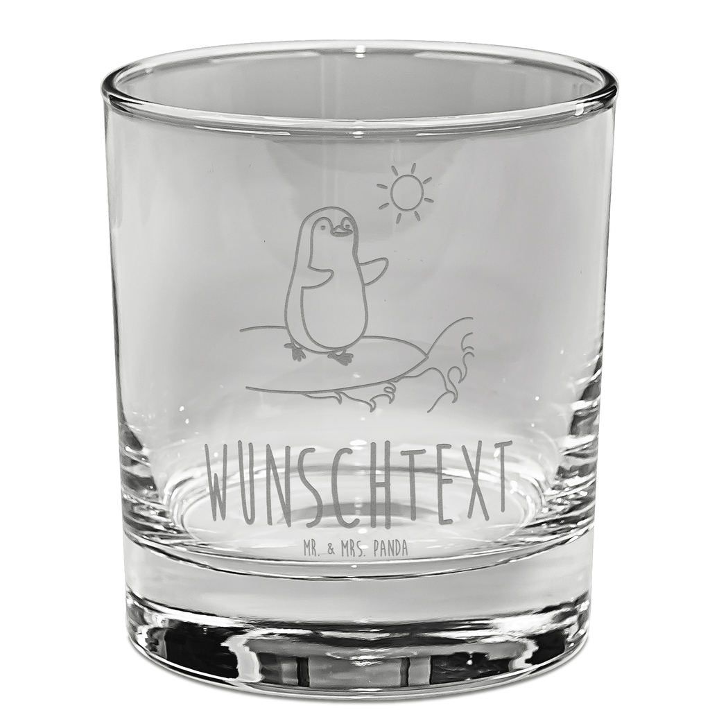 Personalisiertes Whiskey Glas Pinguin Surfer Whiskeylgas, Whiskey Glas, Whiskey Glas mit Gravur, Whiskeyglas mit Spruch, Whiskey Glas mit Sprüchen, Pinguin, Pinguine, surfen, Surfer, Hawaii, Urlaub, Wellen, Wellen reiten, Portugal