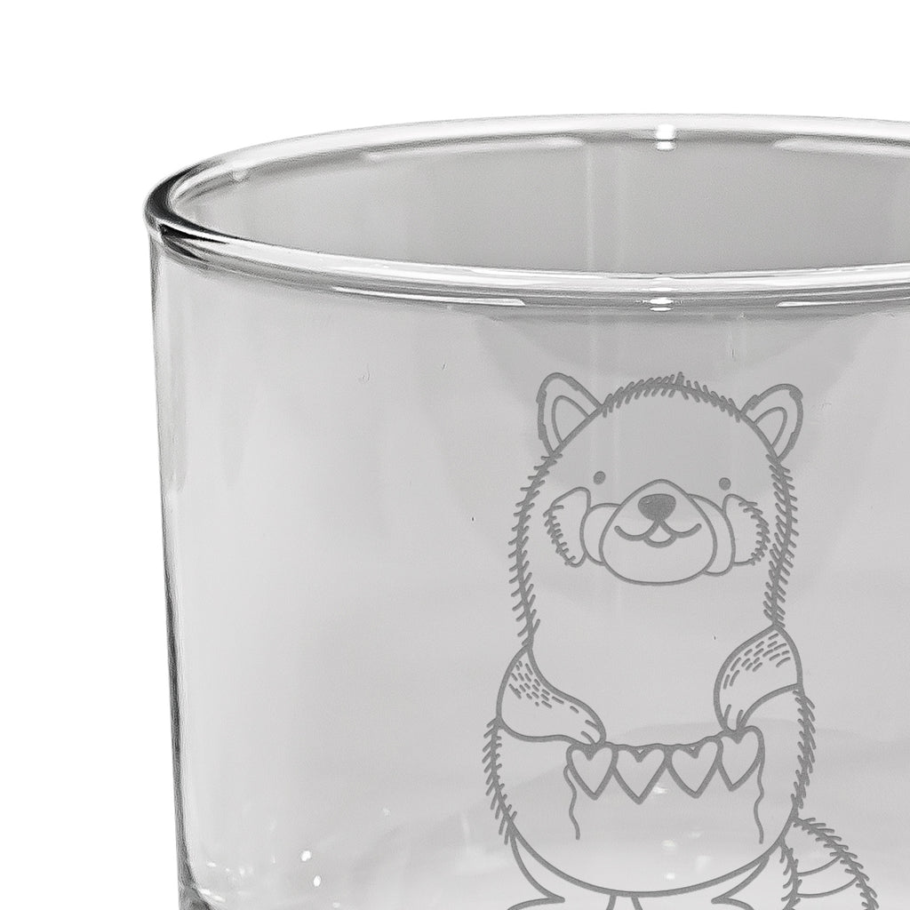 Whiskey Glas Roter Panda Whiskeylgas, Whiskey Glas, Whiskey Glas mit Gravur, Whiskeyglas mit Spruch, Whiskey Glas mit Sprüchen, Whiskygläser, Whisky Gläser, Whiskey Tumbler, Whiskyglas mit Gravur, Gravur Whiskyglas, Edle Whiskygläser, Tiermotive, Gute Laune, lustige Sprüche, Tiere, Panda, Liebe, Rot, Herz, Liebling, Lieblingsmensch