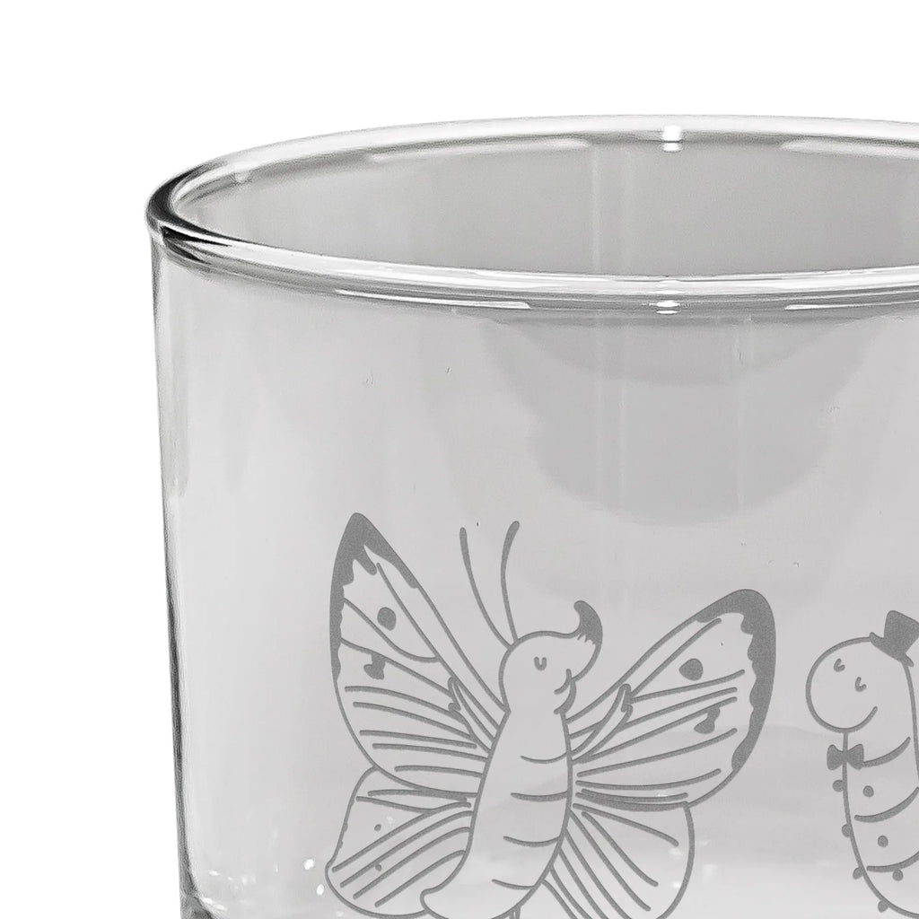 Whiskey Glas Raupe & Schmetterling Whiskeylgas, Whiskey Glas, Whiskey Glas mit Gravur, Whiskeyglas mit Spruch, Whiskey Glas mit Sprüchen, Whiskygläser, Whisky Gläser, Whiskey Tumbler, Whiskyglas mit Gravur, Gravur Whiskyglas, Edle Whiskygläser, Tiermotive, Gute Laune, lustige Sprüche, Tiere, Raupe, Schmetterling, Zitronenfalter, Entwicklung, Erwachsen werden, Kokon, Hut, Hütchen, Schönheit, Aufwachsen