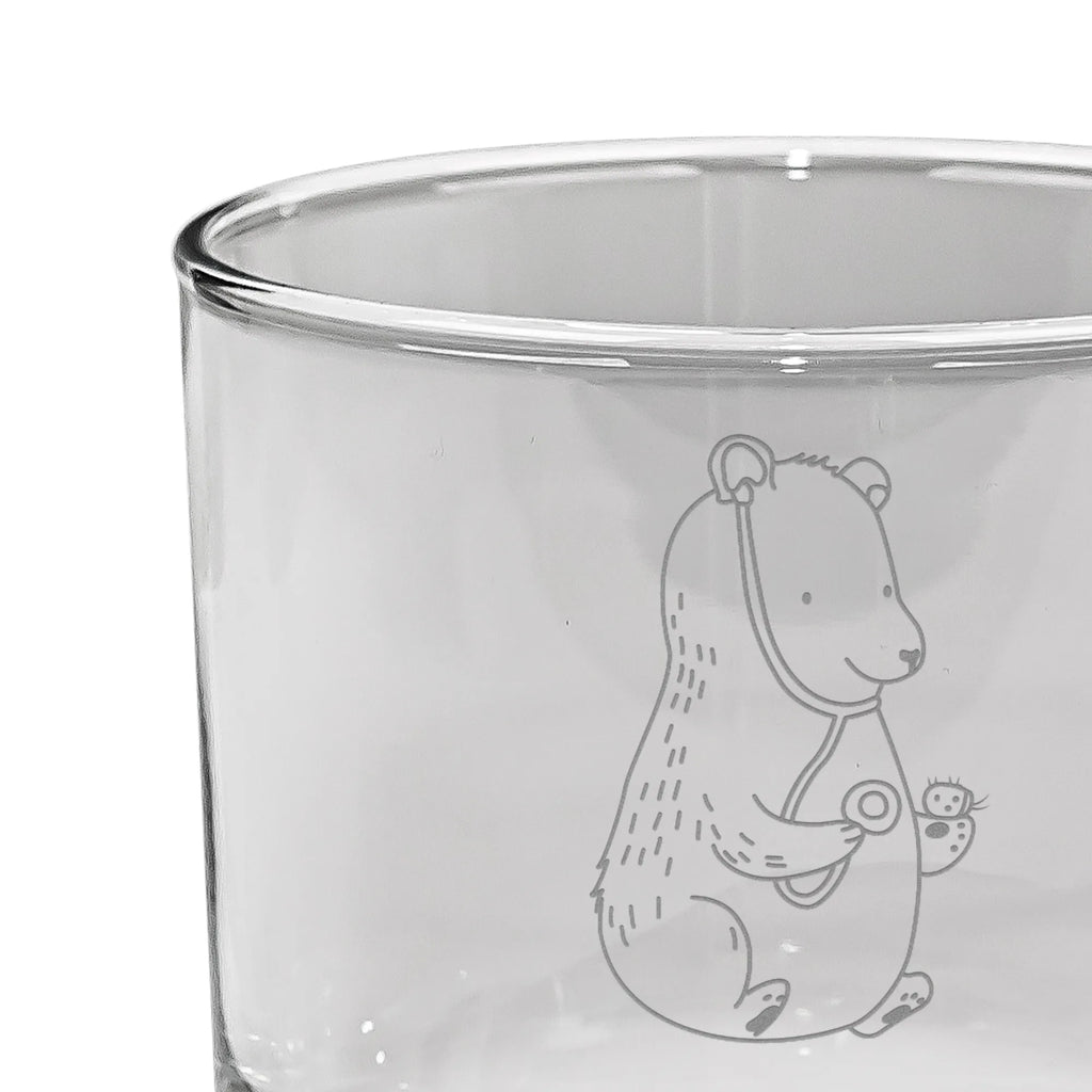 Personalisiertes Whiskey Glas Bär Arzt Whiskeylgas, Whiskey Glas, Whiskey Glas mit Gravur, Whiskeyglas mit Spruch, Whiskey Glas mit Sprüchen, Bär, Teddy, Teddybär, Arzt, Ärztin, Doktor, Professor, Doktorin, Professorin