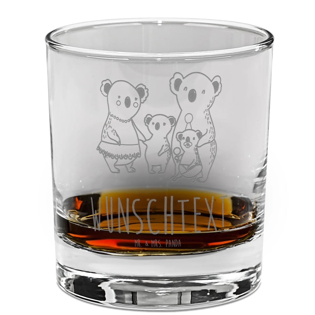 Personalisiertes Whiskey Glas Koala Familie Whiskeylgas, Whiskey Glas, Whiskey Glas mit Gravur, Whiskeyglas mit Spruch, Whiskey Glas mit Sprüchen, Familie, Vatertag, Muttertag, Bruder, Schwester, Mama, Papa, Oma, Opa, Koala, Koalas, Family, Kinder, Geschwister, Familienleben