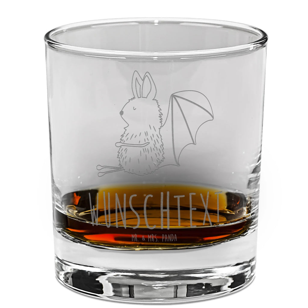 Personalisiertes Whiskey Glas Fledermaus sitzend Whiskeylgas, Whiskey Glas, Whiskey Glas mit Gravur, Whiskeyglas mit Spruch, Whiskey Glas mit Sprüchen, Tiermotive, Gute Laune, lustige Sprüche, Tiere, Fledermaus, Fledermäuse, Motivation, entspannen