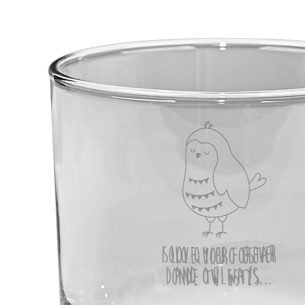 Personalisiertes Whiskey Glas Eule Zufrieden Whiskeylgas, Whiskey Glas, Whiskey Glas mit Gravur, Whiskeyglas mit Spruch, Whiskey Glas mit Sprüchen, Eule, Eule Spruch, Eule deko, Owl, Liebe Spruch, Romantisch, Wortspiel lustig, Spruch schön, Geschenk Hochzeitstag