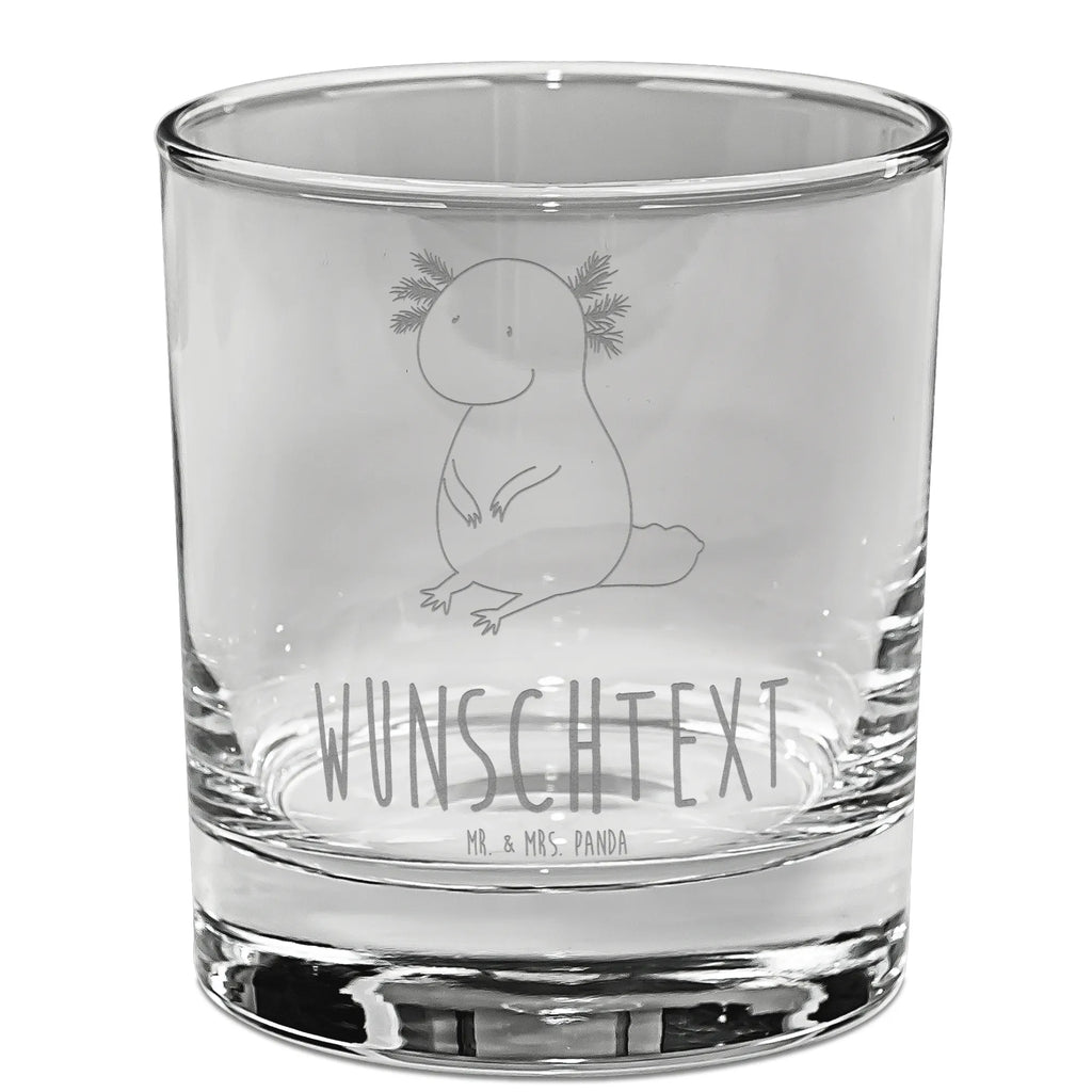 Personalisiertes Whiskey Glas Axolotl Whiskeylgas, Whiskey Glas, Whiskey Glas mit Gravur, Whiskeyglas mit Spruch, Whiskey Glas mit Sprüchen, Axolotl, Molch, Axolot, vergnügt, fröhlich, zufrieden, Lebensstil, Weisheit, Lebensweisheit, Liebe, Freundin