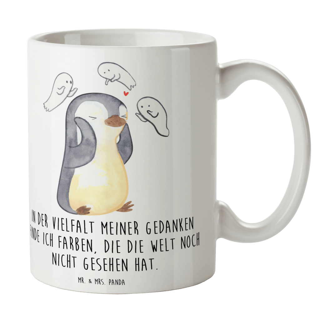 Tasse Pinguin Schizophrenie Tasse, Kaffeetasse, Teetasse, Becher, Kaffeebecher, Teebecher, Keramiktasse, Porzellantasse, Büro Tasse, Geschenk Tasse, Tasse Sprüche, Tasse Motive, Kaffeetassen, Tasse bedrucken, Designer Tasse, Cappuccino Tassen, Schöne Teetassen, Schizophrenie, Psychose, mentale Gesundheit, schizophrene Psychose, psychische Erkrankung, Gefühlswelt, Pinguin