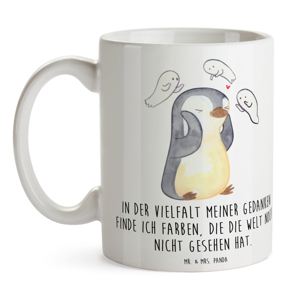 Tasse Pinguin Schizophrenie Tasse, Kaffeetasse, Teetasse, Becher, Kaffeebecher, Teebecher, Keramiktasse, Porzellantasse, Büro Tasse, Geschenk Tasse, Tasse Sprüche, Tasse Motive, Kaffeetassen, Tasse bedrucken, Designer Tasse, Cappuccino Tassen, Schöne Teetassen, Schizophrenie, Psychose, mentale Gesundheit, schizophrene Psychose, psychische Erkrankung, Gefühlswelt, Pinguin