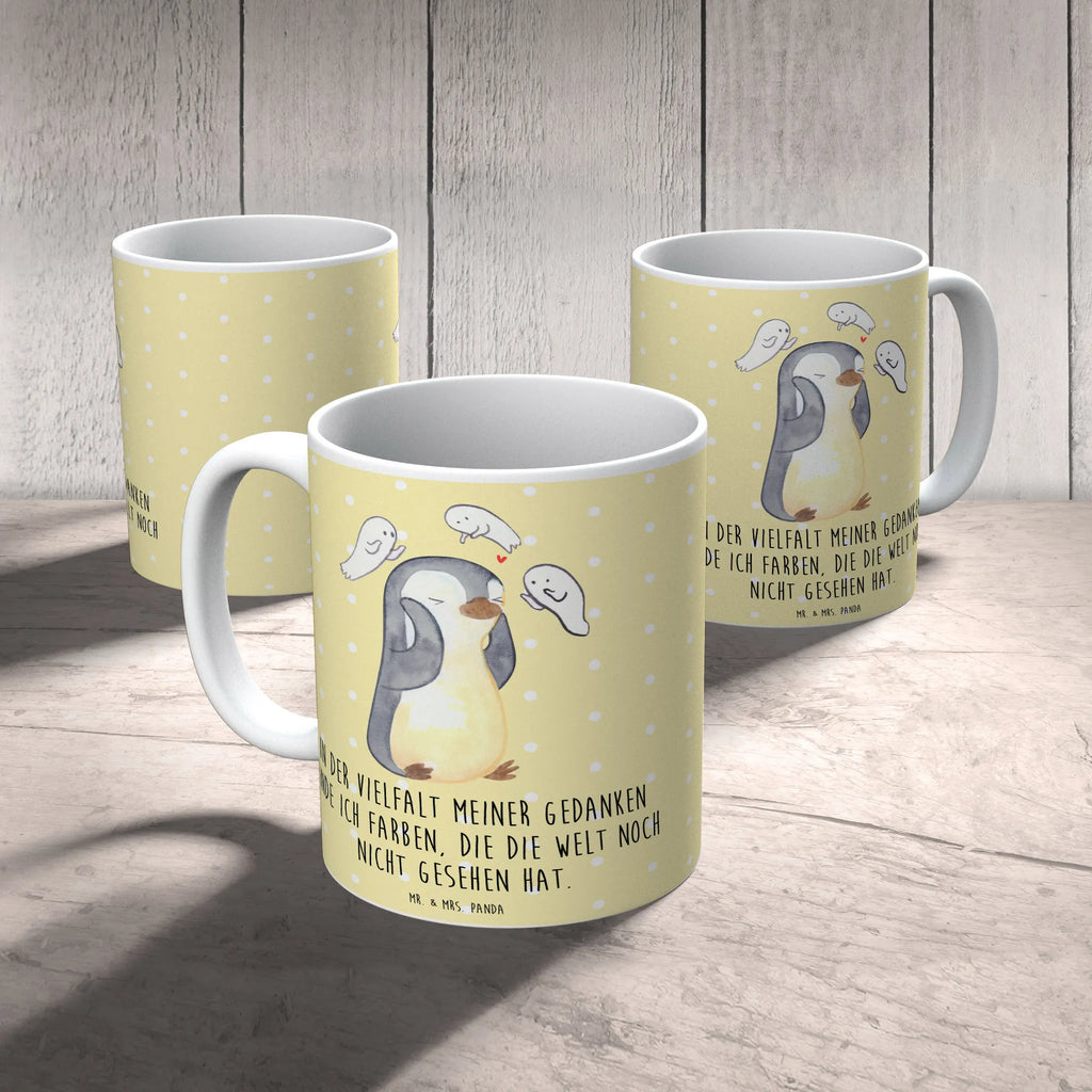 Tasse Pinguin Schizophrenie Tasse, Kaffeetasse, Teetasse, Becher, Kaffeebecher, Teebecher, Keramiktasse, Porzellantasse, Büro Tasse, Geschenk Tasse, Tasse Sprüche, Tasse Motive, Kaffeetassen, Tasse bedrucken, Designer Tasse, Cappuccino Tassen, Schöne Teetassen, Schizophrenie, Psychose, mentale Gesundheit, schizophrene Psychose, psychische Erkrankung, Gefühlswelt, Pinguin