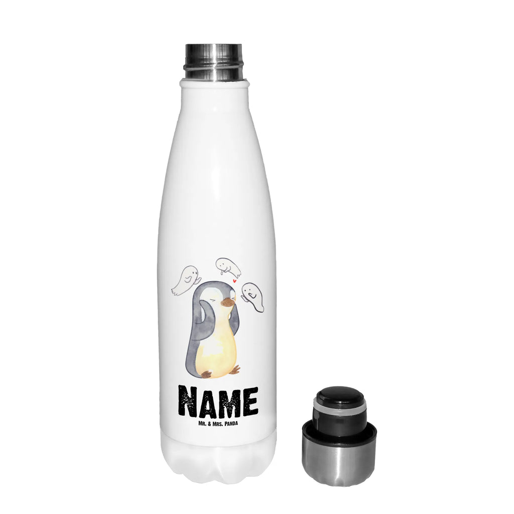 Personalisierte Thermosflasche Pinguin Schizophrenie Personalisierte Isolierflasche, Personalisierte Thermoflasche, Personalisierte Trinkflasche, Trinkflasche Mit Namen, Wunschname, Bedrucken, Namensflasche, Schizophrenie, Psychose, mentale Gesundheit, schizophrene Psychose, psychische Erkrankung, Gefühlswelt, Pinguin