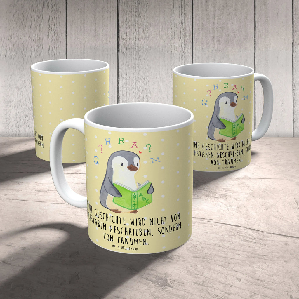 Tasse Pinguin Legasthenie Tasse, Kaffeetasse, Teetasse, Becher, Kaffeebecher, Teebecher, Keramiktasse, Porzellantasse, Büro Tasse, Geschenk Tasse, Tasse Sprüche, Tasse Motive, Kaffeetassen, Tasse bedrucken, Designer Tasse, Cappuccino Tassen, Schöne Teetassen, Legasthenie, Rechtschreibstörung, Pinguin, Lese-Rechtschreibstörung