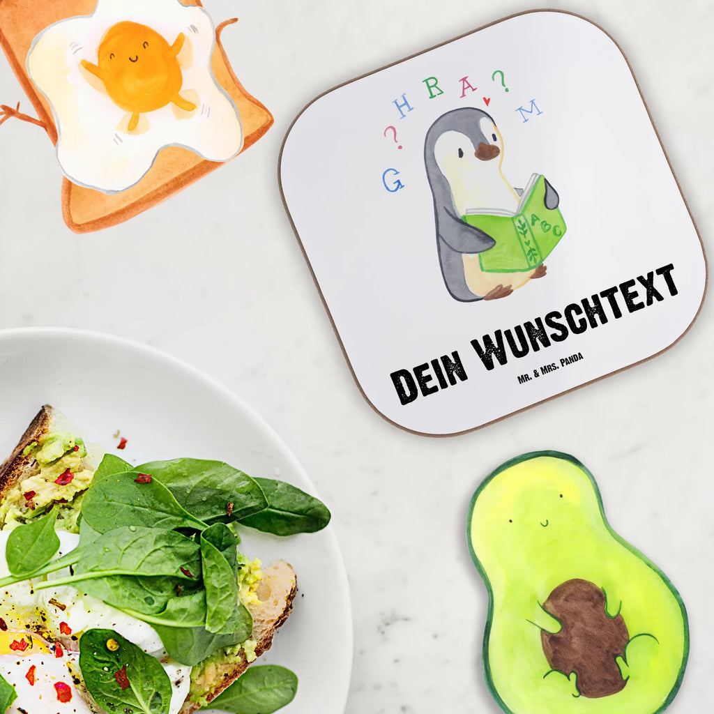 Personalisierter Untersetzer Pinguin Legasthenie Personalisierte Untersetzer, PErsonalisierte Bierdeckel, Personalisierte Glasuntersetzer, Peronalisierte Untersetzer Gläser, Personalisiert Getränkeuntersetzer, Untersetzer mit Namen, Bedrucken, Personalisieren, Namensaufdruck, Legasthenie, Rechtschreibstörung, Pinguin, Lese-Rechtschreibstörung