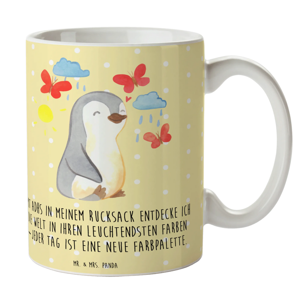 Tasse Pinguin ADHS Tasse, Kaffeetasse, Teetasse, Becher, Kaffeebecher, Teebecher, Keramiktasse, Porzellantasse, Büro Tasse, Geschenk Tasse, Tasse Sprüche, Tasse Motive, Kaffeetassen, Tasse bedrucken, Designer Tasse, Cappuccino Tassen, Schöne Teetassen, ADHS, Aufmerksamkeitsdefizitsyndrom, Hyperaktivitätsstörung, Verhaltensstörung, Pinguin