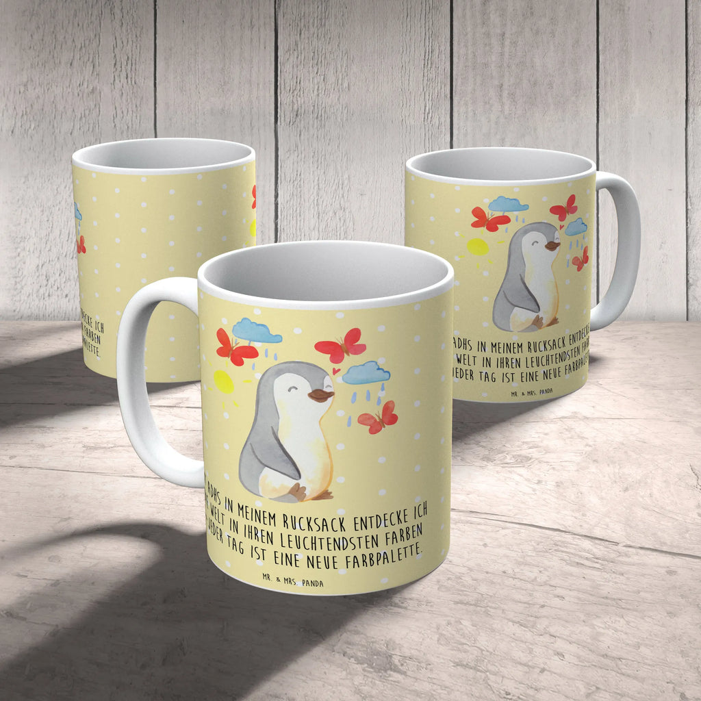 Tasse Pinguin ADHS Tasse, Kaffeetasse, Teetasse, Becher, Kaffeebecher, Teebecher, Keramiktasse, Porzellantasse, Büro Tasse, Geschenk Tasse, Tasse Sprüche, Tasse Motive, Kaffeetassen, Tasse bedrucken, Designer Tasse, Cappuccino Tassen, Schöne Teetassen, ADHS, Aufmerksamkeitsdefizitsyndrom, Hyperaktivitätsstörung, Verhaltensstörung, Pinguin