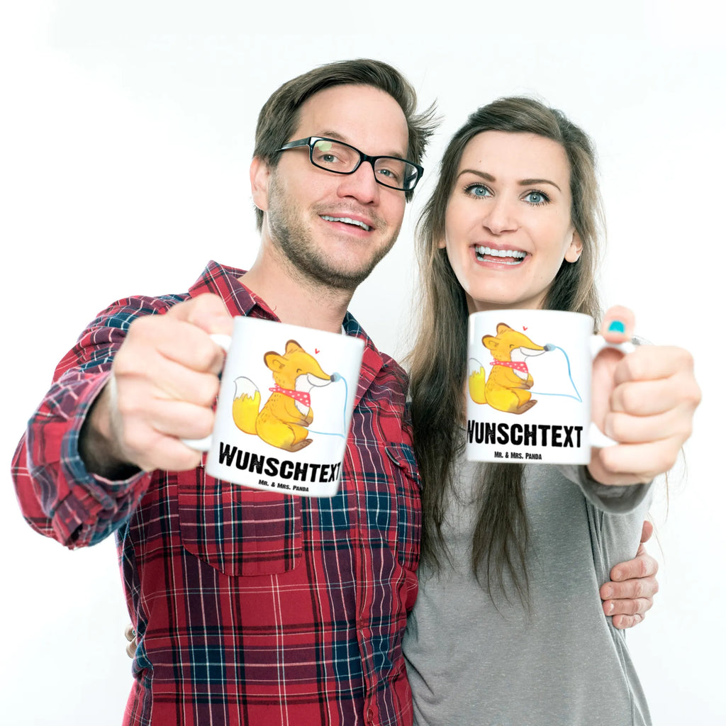 Personalisierte Tasse Fuchs Magensonde Personalisierte Tasse, Namenstasse, Wunschname, Personalisiert, Tasse, Namen, Drucken, Tasse mit Namen, Magensonde, Schluckstörungen, Fuchs