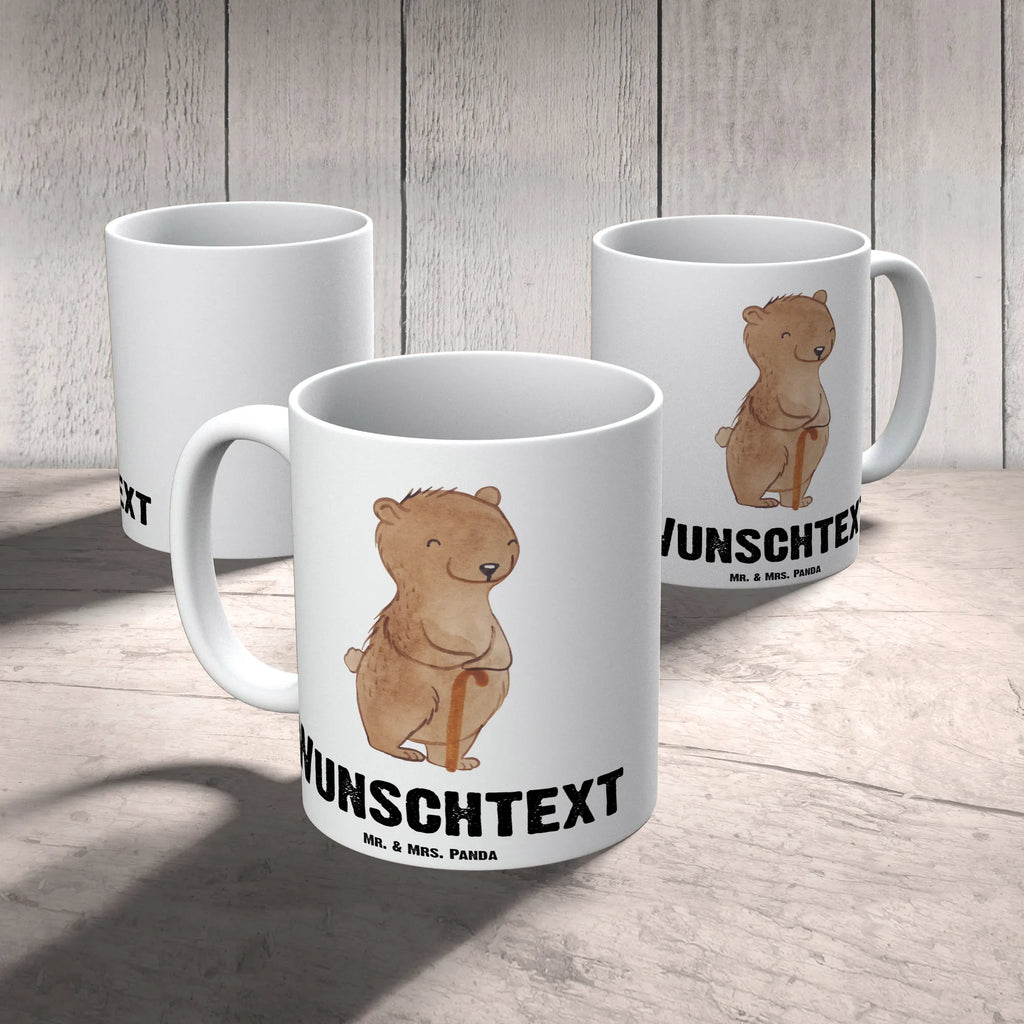 Personalisierte Tasse Bär Parkinson Personalisierte Tasse, Namenstasse, Wunschname, Personalisiert, Tasse, Namen, Drucken, Tasse mit Namen, Parkinson, Morbus Parkinson, neurodegenerative Erkrankung, Bär