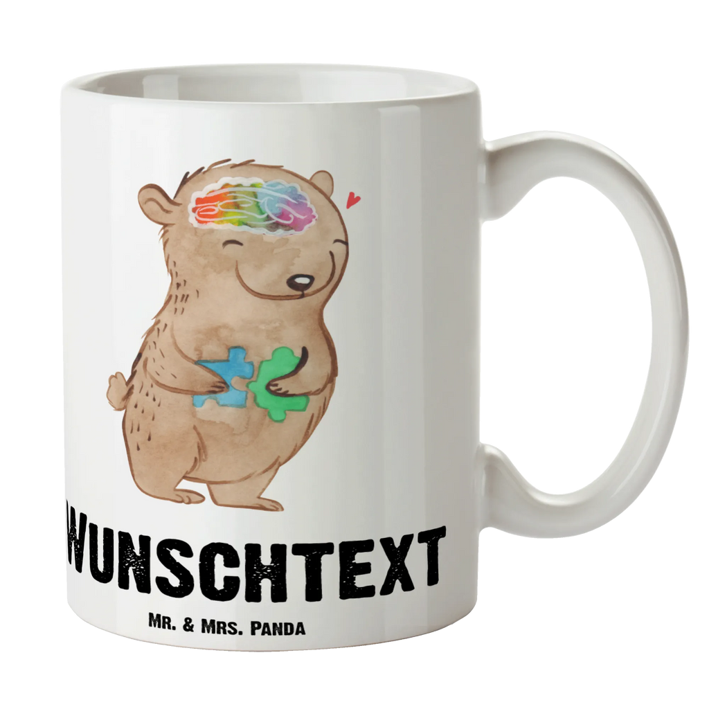 Personalisierte Tasse Bär Autismus Personalisierte Tasse, Namenstasse, Wunschname, Personalisiert, Tasse, Namen, Drucken, Tasse mit Namen, Autismus, Entwicklungsstörungen, Autismus-Spektrum-Störungen, ASS, Asperger Autismus, Bär