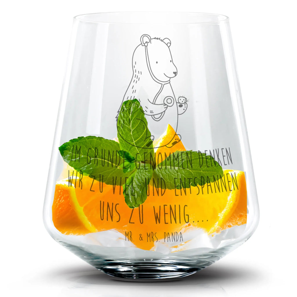 Cocktail Glas Bär Arzt Cocktail Glas, Cocktailglas mit Gravur, Cocktail Glas mit Sprüchen, Cocktail Glas mit Wunschtext, Bär, Teddy, Teddybär, Arzt, Ärztin, Doktor, Professor, Doktorin, Professorin