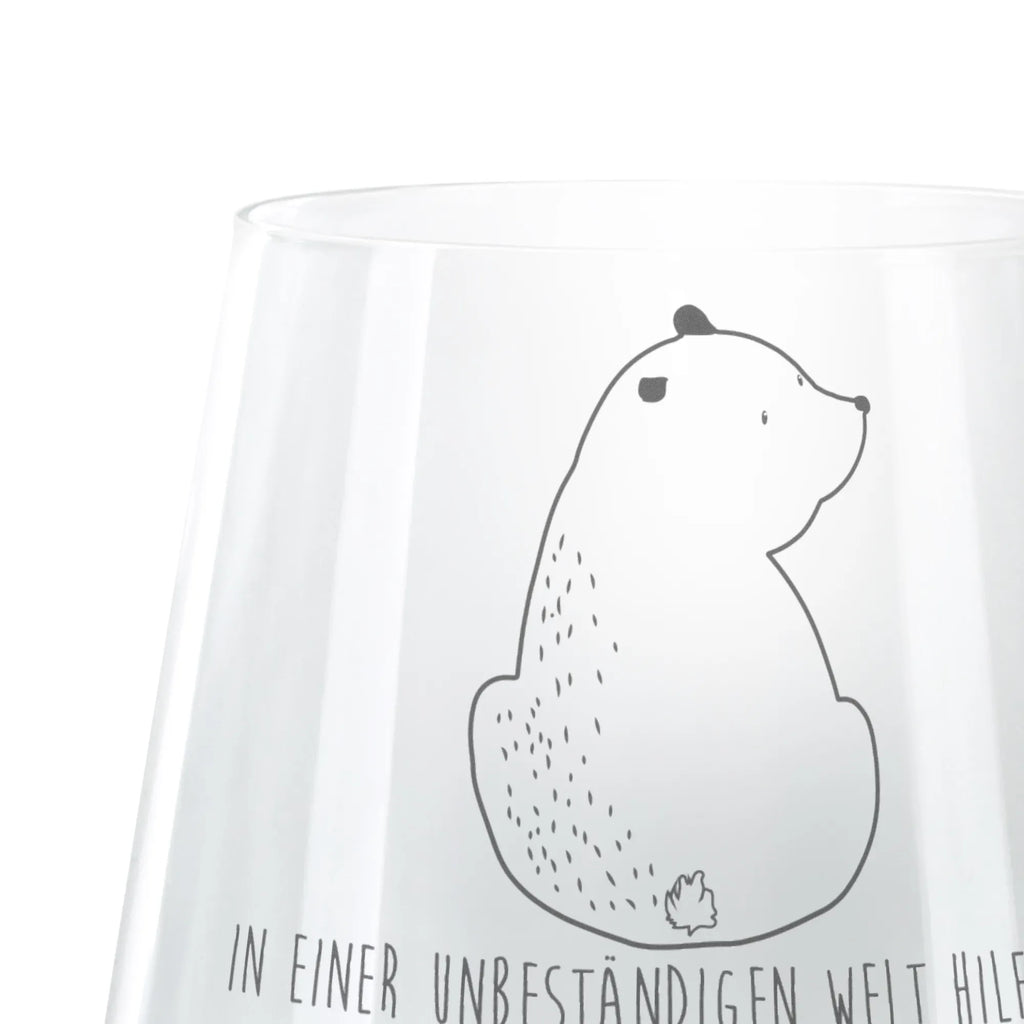 Cocktail Glas Bär Schulterblick Cocktail Glas, Cocktailglas mit Gravur, Cocktail Glas mit Sprüchen, Cocktail Glas mit Wunschtext, Bär, Teddy, Teddybär, Selbstachtung, Weltansicht, Motivation, Bären, Bärenliebe, Weisheit