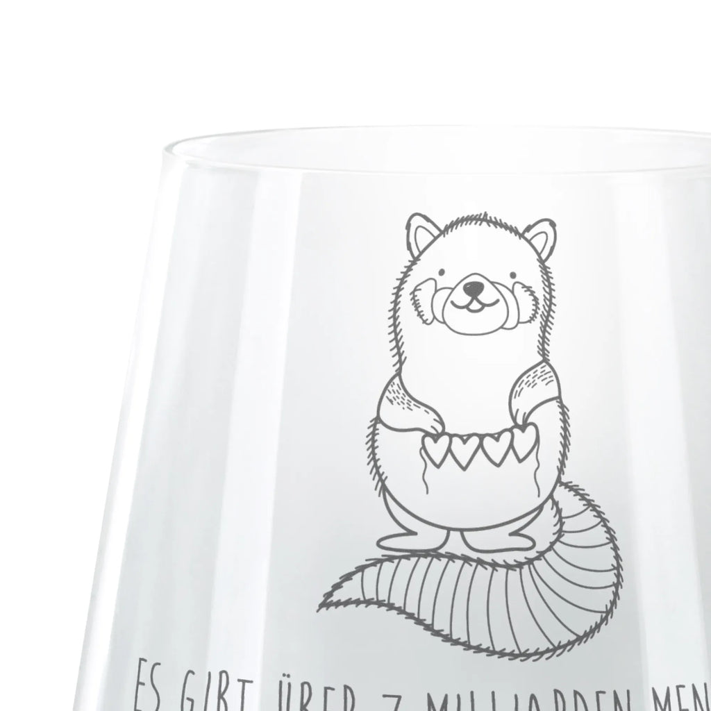 Cocktail Glas Roter Panda Cocktail Glas, Cocktailglas mit Gravur, Cocktail Glas mit Sprüchen, Cocktail Glas mit Wunschtext, Tiermotive, Gute Laune, lustige Sprüche, Tiere, Panda, Liebe, Rot, Herz, Liebling, Lieblingsmensch